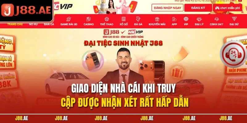 Giao diện nhà cái khi truy cập được nhận xét rất hấp dẫnGiao diện nhà cái khi truy cập được nhận xét rất hấp dẫn